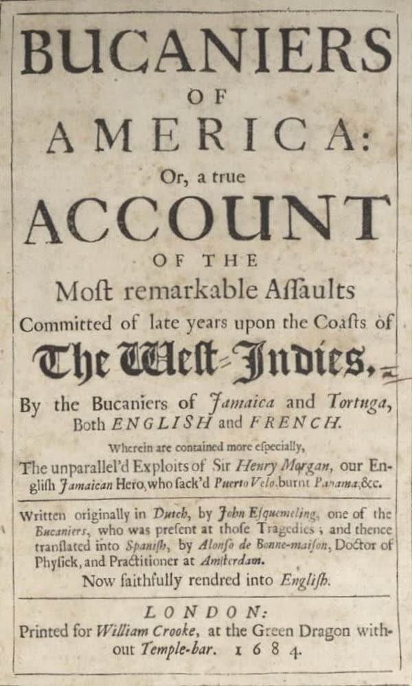 Primary Sources - Piratas de la America (1681)