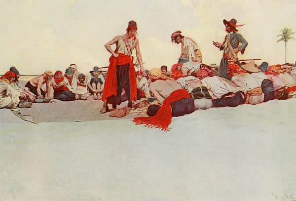 So the Treasure Was Divided - Howard Pyle's Book of Pirates (1921)