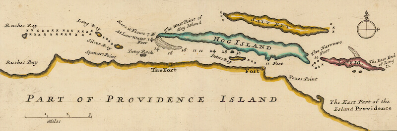 Part of Providence Island - Herman Moll (1729)