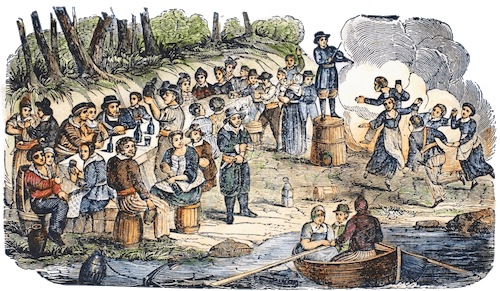 Blackbeard and Vane's Crews - Pirates Own Book (1837)